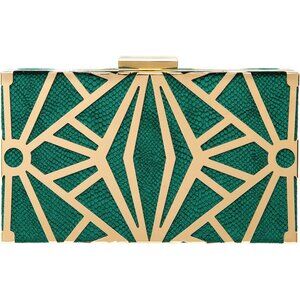 Elegant Velvet Clutch Purse with Gold Metal Decor - Perfect for Evening Events